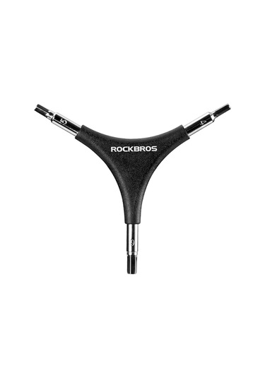 Homyl 3 Yollu 4/5/6mm Bisiklet Altıgen Anahtar Paslanmaz Çelik Siyah