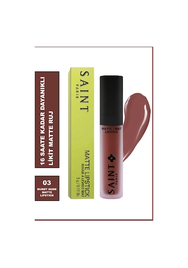 Luxury Prestige Saint Paris Matte Lipstick 03 Burnt Nude