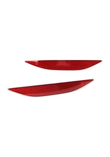 Lemestar Golf Mk7 2013-2017 Arka Tampon Reflektörü Kırmızı Lens Seti Sağ-sol