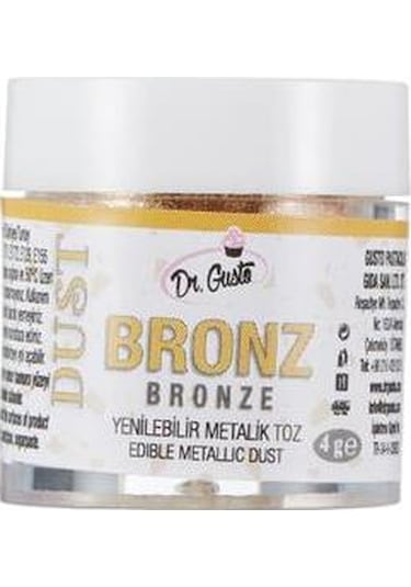 Dr. Gusto Bronz Yenilebilir Yaldız Gıda Boyası 4 gr.