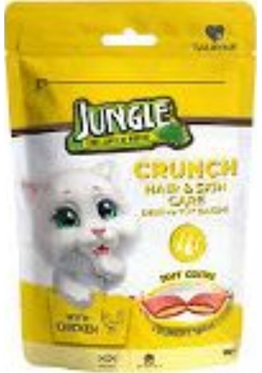 Crunch Kedi Ödül Maması Deri & Tüy Bakımı 60 Gr 10'lu