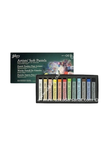 Mungyo Gallery Artists Tam Boy Soft Pastel 12'li Assorted Colors