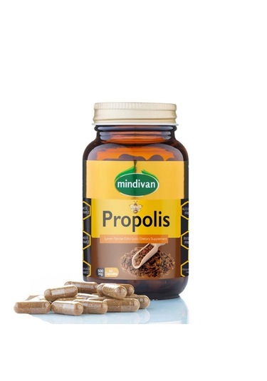Mindivan Propolis Ekstraklı 60 Kapsül - Kapsül Gıda Takviyesi