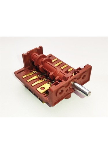 Ankastre Fırın Anahtarı 5-5 Polyemit 5 Kademeli Çevirmeli Şalter 1 Adet