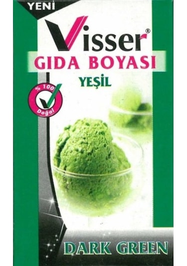 Visser Toz Gıda Boyası Yeşil 9 G
