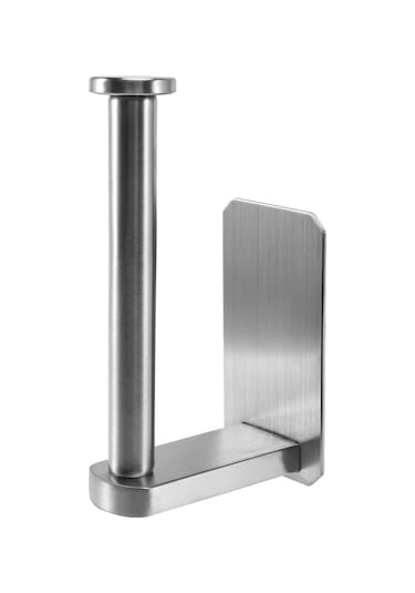 Ximistore9 Banyo Tuvalet Kağıdı Tutucu, 304 Paslanmaz Çelik, Delmezsiz Kurulum, Silindirik Çubuk Tasarımı, Dayanıklı Ve Kolay Bakım Gümüş