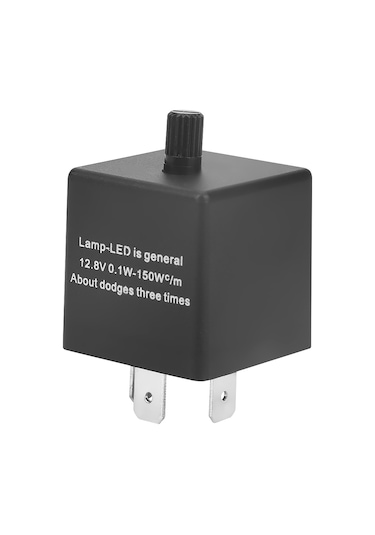 Suofeng Cf13 Kt 3-pin Led Flaş Rölesi, 0.1-150w Güç Aralığı, Flaş Frekansı Ayarlanabilir, Led/normal Sinyal Lambaları İçin Hızlı Flaş Sorunu Tamiri