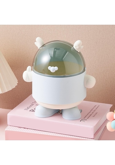 Pazly Suntek Sevimli Sepeti Pembe Pembe Masaüstü Kutusu Dekoratif Çöp Cj Pembe