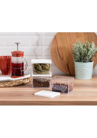 Madame Coco Quotidien Saklama Kabı Set 3 Adet Sakl000000004910x8x20 Cm-soft Ekru Çok Renkli