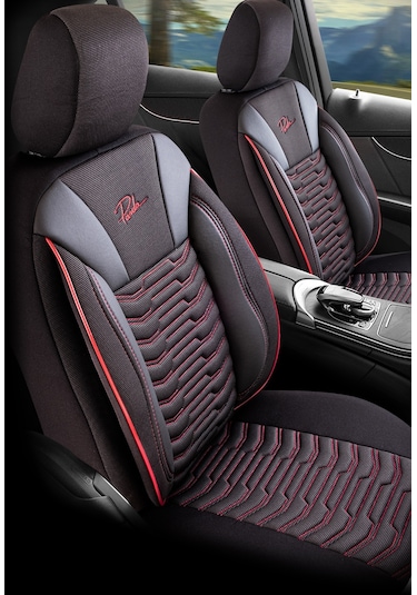 Panda Paris Serisi Pike Kumaş Oto Koltuk Kılıfı - Tam Set