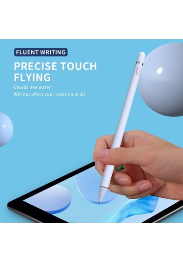 Novahub Evrensel Dokunmatik Kalem - İos/android Uyumlu, Usb Şarjlı, 8 Saat Kullanım, Küçük Boyutlu