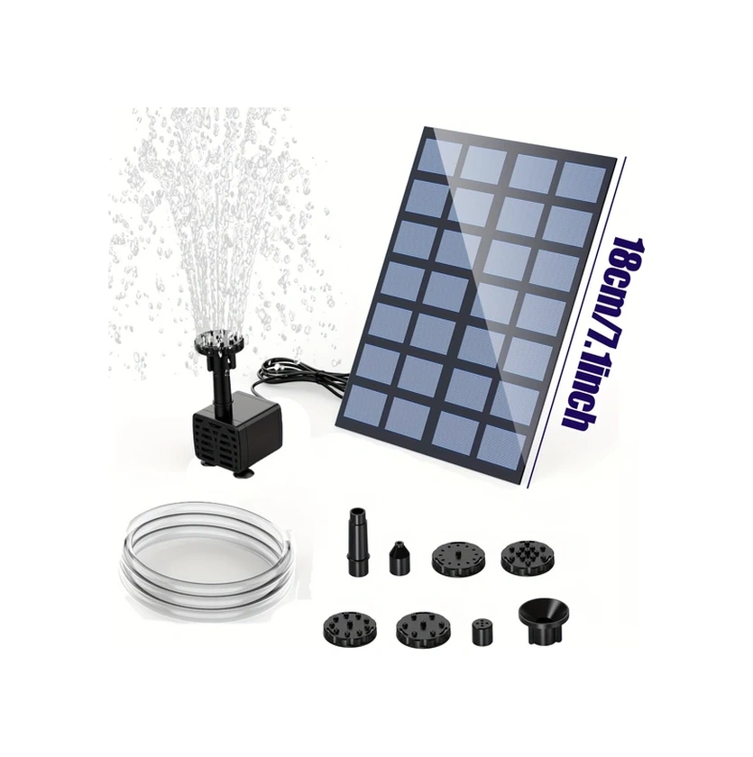 Willowhaven Güneş Enerjili 2 5w Şarjsız Su Çeşmesi Kuş Banyoları Bahçeler Havuzlar İçin Yüzer Tasarım