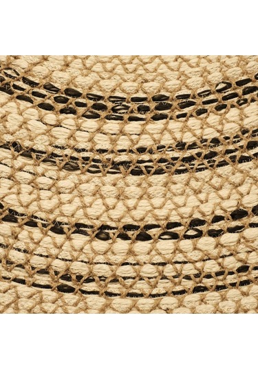 Dekomatt Cortado Dekoratif Paspas Siyah Bej