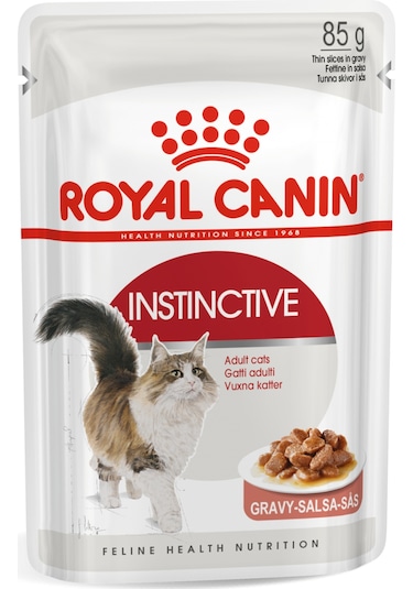Royal Canin Instinctive Gravy Pouch Yetişkin Kedi Yaş Maması 12 x 85 G