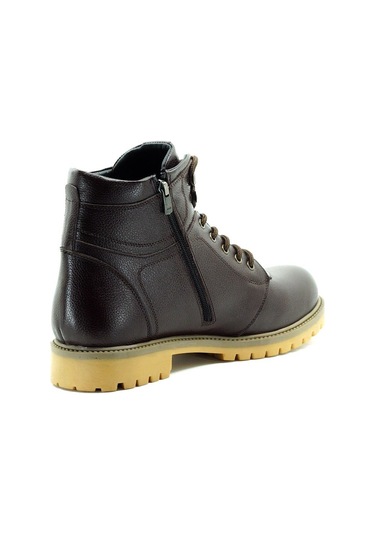 Büyük Numara Erkek Bot Rahat Geniş Kalıp Kahve