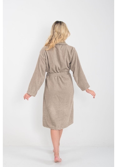 Güvenal Soft Unisex Bornoz 2 Kahverengi