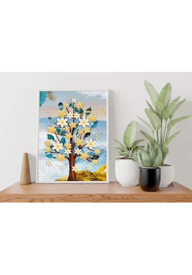 Nova Puzzle 1000 Parça Altın Sarısı Ağaç Puzzle