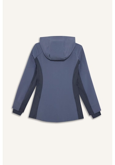 Defacto Su İtici Slım Fıt Kapüşonlu Fermuarlı Softshell Mont G0237ax26spın50 İndigo-ın50 Defacto Su İtici Slım Fıt Kapüşonlu Fermuarlı Softshell Mont G0237ax26spın50 İndigo-ın50