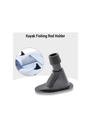 Kangvka Plastik Olta Tutucu Rb-e07 - 16.1x8.6x8cm Boyut, 117g Ağırlık, Olta Konumlandırıcı Siyah