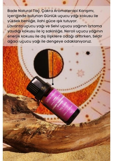 Bade Natural Taç Çakra Aromaterapi Karışımı 10 ML