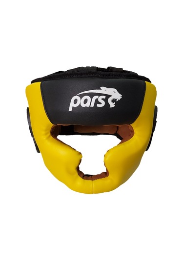 Parsspor Pars Protec Tam Koruyucu Kapalı Antrenman Kaskı Siyah Sarı