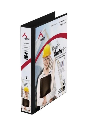 Önder Pvc A4 Firma Klasörü 7 Cm. 2 Halkalı Siyah 2007-3