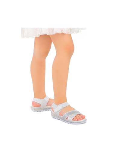 Kiko Kids Kız Çocuk Sandalet Arz 2349 Beyaz