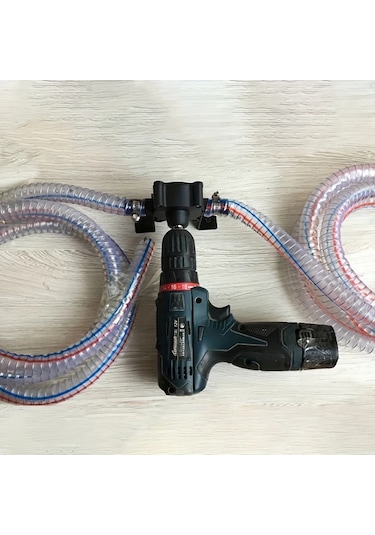 Chuangyinshop Portable Hand Drill Water Pump Centrifugal Suction Attachment For Garden Aquarium Water Transfer