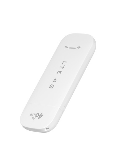 Wezone U7 Beyaz Avrupa Versiyonu 4g Lte Usb Modem - Sım Kartlı Taşınabilir Wifi, 150mbps İndirme Hızı, Araç Ve Usb İle Beslenebilir, Güvenli Ağ