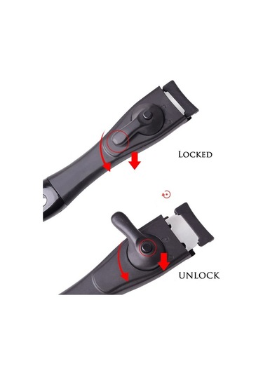 Artfulabode Yanmaz Tava Tutucu - Siyah Mutfak Kıskacı İle Geeroyoo Çıkarılabilir Aparatı Siyah