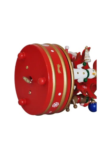 Yılbaşı Ahşap Dekor - Müzikli Yılbaşı Ağacı-