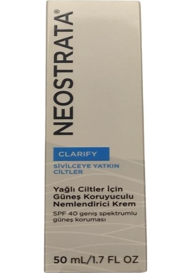 Neostrata Clarify Güneş Koruyuculu Spf 40 Nemlendirici Krem 50 ML