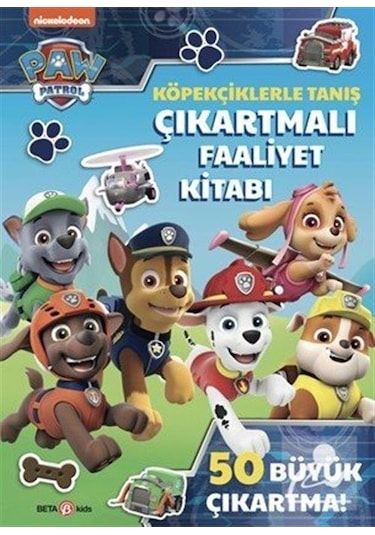 Paw Patrol Köpekçiklerle Tanış Çıkartmalı Faaliyet Kitabı / Sp...