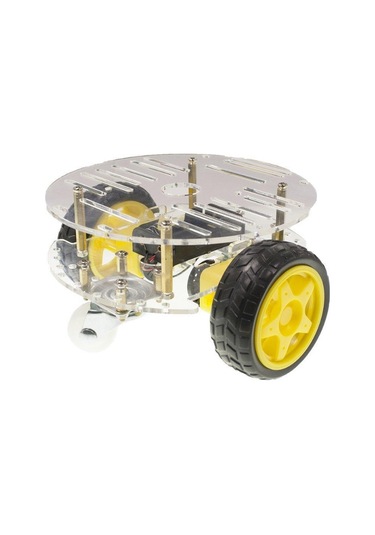 Yuvarlak Şase 2wd Engelden Kaçan Ve Çizgi Takip Eden Wi-Fi Robot