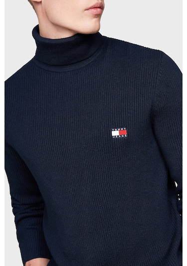 Tommy Jeans Erkek Kazak Dm0dm19434 C1g Lacivert Lacivert