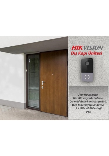 Hikvision Ds-kv6113-wpe1 Villa Tipi İp İnterkom Dış Ünite
