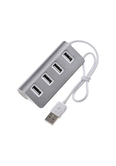Maiyame Portlu Usb Hub Usb-a Alüminyum Genişletme Yuvası Usb2.0 Çoklu Arayüz Hub Hub Ayırıcı Dizüstü Bilgisayar Genişletici