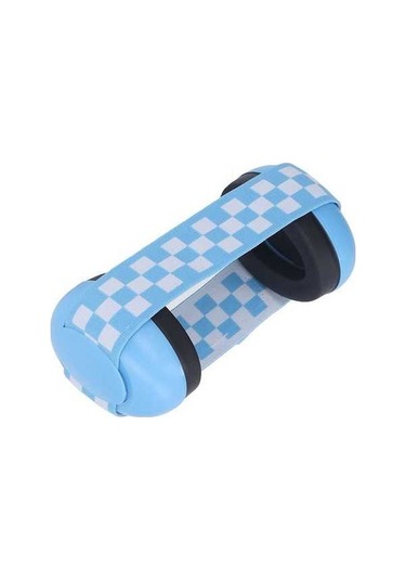 Maoyaya Mavi Elastik Bebek Kulak Muff Gürültü Bariyeri Uyku Seyahat