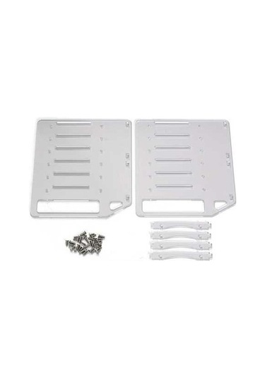 Novahub Akrilik Sabit Disk Rafı - 6 Katmanlı, 4-10 Yuva, Hızlı Kurulum Soğutmalı, Dıy Dostu