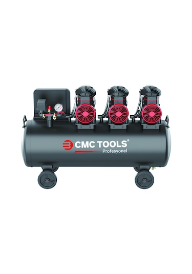 Cmc Premium 100 L 6 HP Sessiz Yağsız Hava  Kompresörü