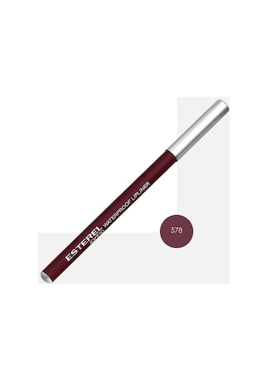 Esterel Waterproof Lipliner Dudak Kalemi 578 Kahverengi