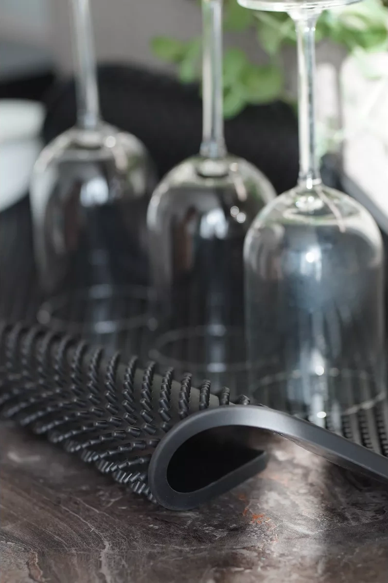 Happyeleph Bulaşık Kurutma İçin Bar Matı 166143769 Siyah