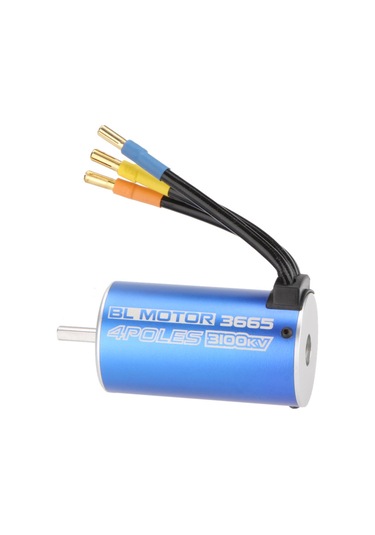 Tenfowee 3665 Tipi 3100kv 4 Kutup Sürekli Manyetik Motor - Yüksek Tork, Yüksek Verim, Araba & Bot Uyumlu