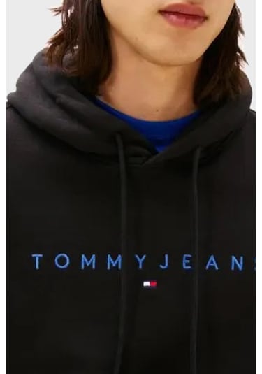 Tommy Jeans Erkek Sweat Dm0dm20746 0gk Siyah Siyah