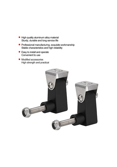 Xiyyadms Kymco Xciting 250/300/400, K-xct300, Nikita, Downtown350 Ve Gdınk Ak550 İçin Alüminyum Led Spot Lambası Tutucusu Çift Set - Dayanıklı, Kolay Kurulum