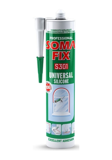 Somafix Genel Amaçlı Silikon 280 Gr. Siyah