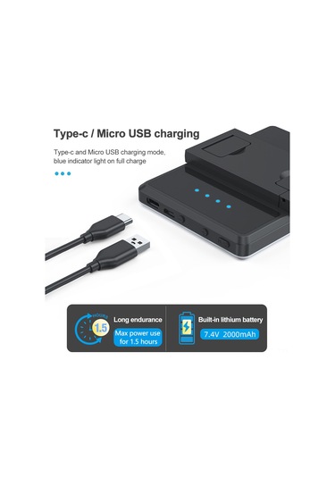 Skycity Cl-v11r Rgb Taşınabilir Fotoğraf Aydınlatma Lambası, 5w Çift Renk Sıcaklığı, 78 Led, 24 Işık Efekti, Usb Şarj, 2000mah Pil Siyah