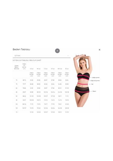 Magic Form 1470 Balensiz Dantelli Bralet-kiremit Kiremit