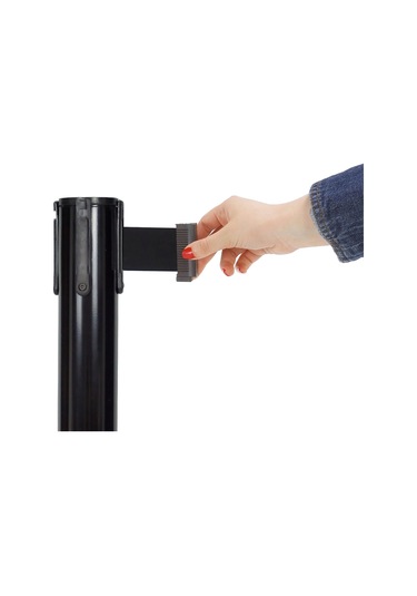 Şerit Bariyer Yönlendirme Bariyeri Ayaklı Güvenlik Şerit Bariyer - Elektrostatik Boyalı 5 Adet