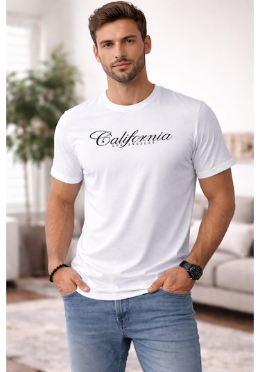 Alexander Gardi Alexandergardı Baskılı T-shirt Beyaz